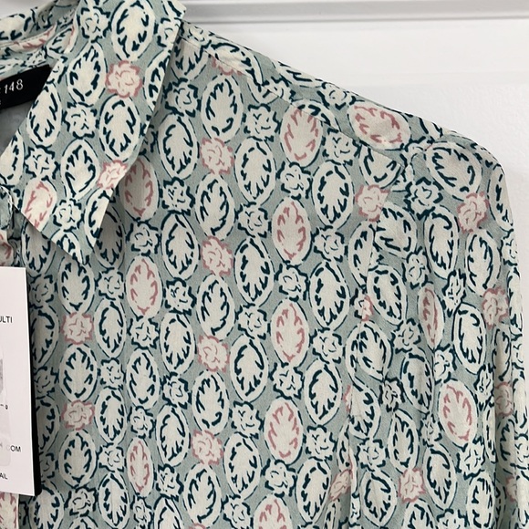 Lafayette 148 silk/viscose blouse NWT - Picture 3 of 3